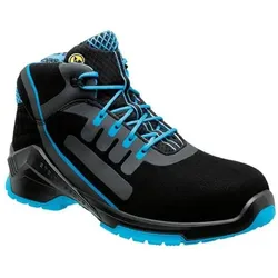 Steitz Secura, Sicherheitsschuhe, Schnürstiefel schwarz/blau VD PRO 1800 ESD, S2 NB (S2, 40)