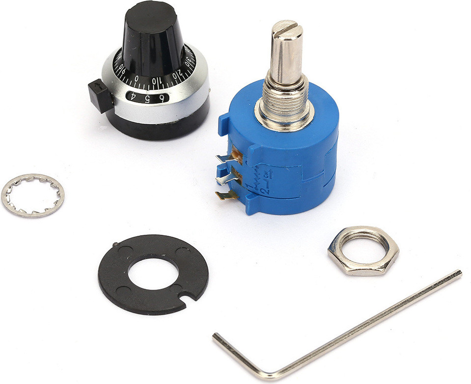 Cocosity 3590S-2-501L 2W Draadgewonden Variabele Weerstand 500 ohm Potentiometer Set