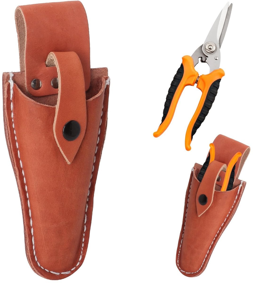 Brenzoos Leren Holster voor Tuinschaar - Robuuste Gereedschapstas