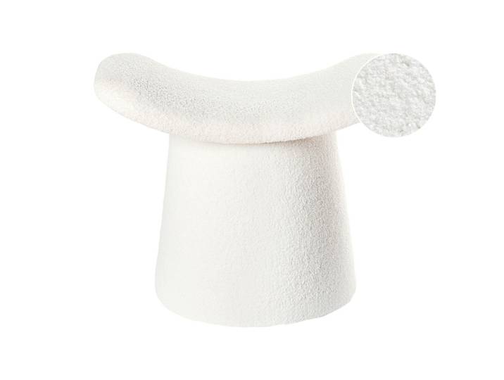 POUF Cremeweiß Riddle