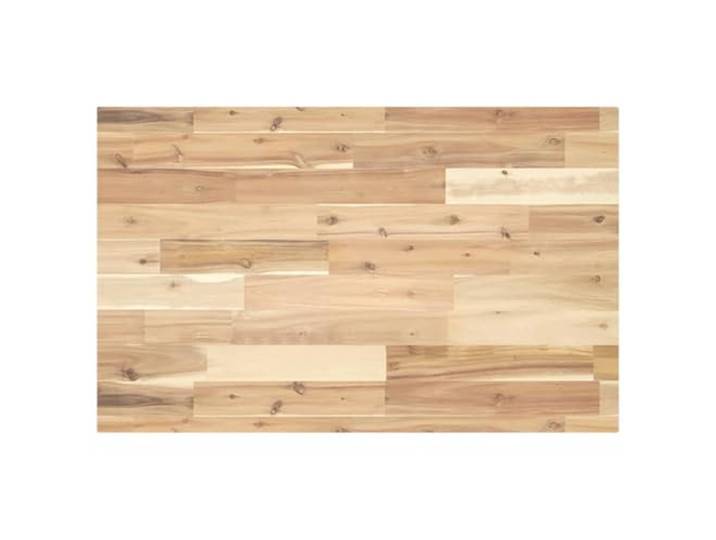 Waschtischplatte Unbehandelt 160x50x4 cm Massivholz Akazie Arbeitsplatte Unbehandeltes Akazienholz, vielseitig nutzbar, glatte Oberfläche, pflegeleicht, Unikat mit individueller Maserung
