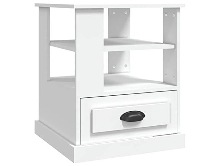 Heofavd Beistelltisch Weiß 50x50x60 cm Holzwerkstoff Sofatisch