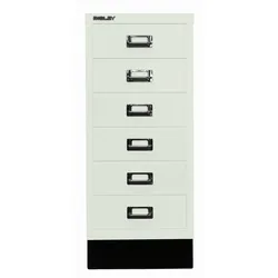 Bisley MultiDrawerTM | Inkl. Sockel, DIN A4, 6 Schubladen - 644 portland