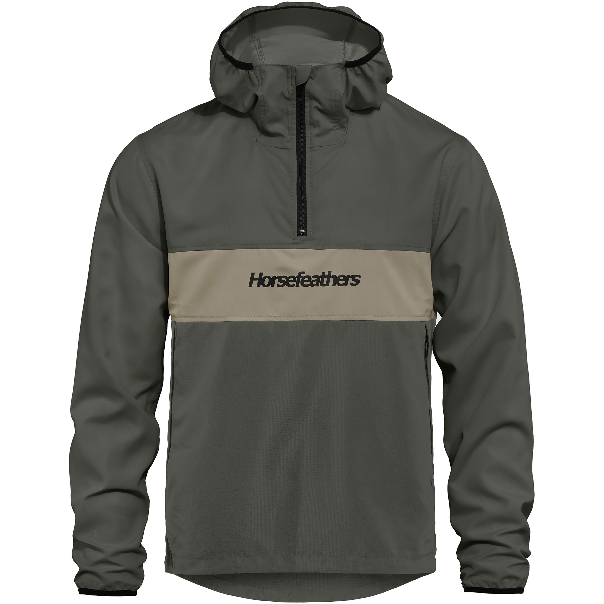 Horsefeathers Hill Herren Hoodies grau Größe M Mountainbike Klein verpackbar Wasserabweisend