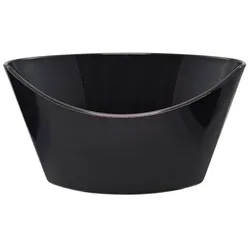 VASCELLA Pommes-Frites-Schale PP schwarz Panino 12 x 7,5 x 6,5 cm (100 Einheiten)