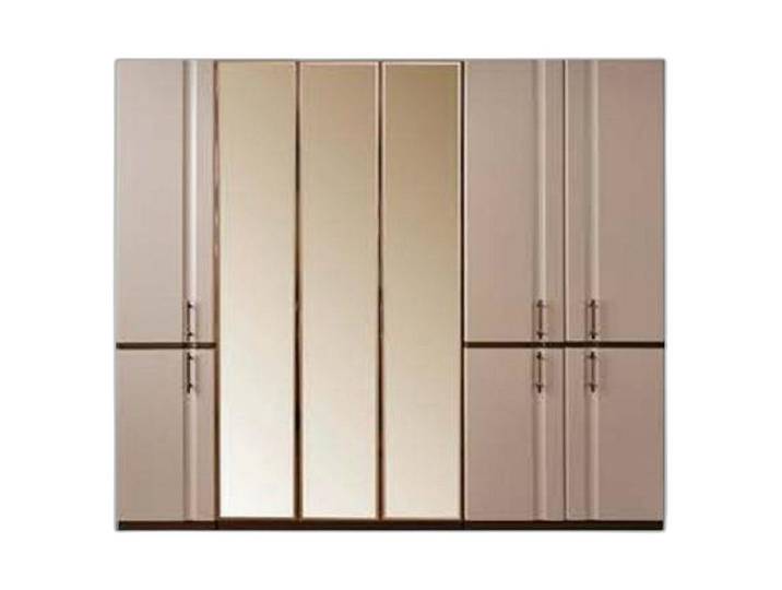 Xlmoebel Kleiderschrank Beiger Luxus-Kleiderschrank mit 6 Türen für das Schlafzimmer (1-St., Kleiderschrank) Hergestellt in Europa