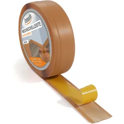 Weichsockelleiste selbstklebend 25 m, buche, Sockelleiste auf der Rolle, Fußleiste