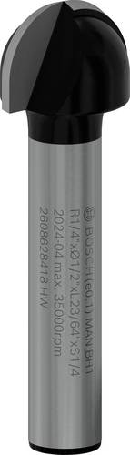 Bosch Accessories 2608628418 Hohlkehlfräser Arbeits-Länge 9.20mm Schaftdurchmesser 6.35mm 1 Stück