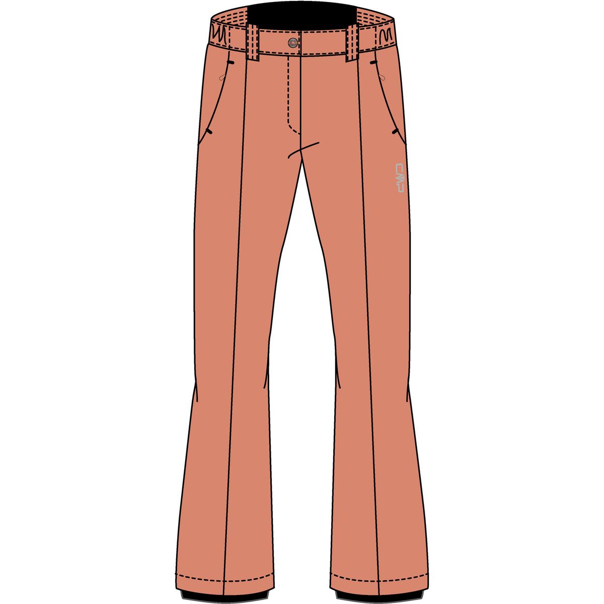 CMP Woman Ski Ski Pant marigold (C487) 48 3W20636-C487-48