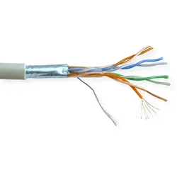 ROLINE FTP Kabel Cat.5e (Class D), Litze, 100m