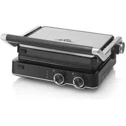 ETA Grilchef, Kontaktgrill, Schwarz, Silber