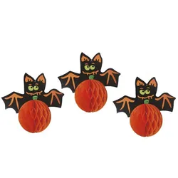 WellHome - 3er Set Deko-Fledermäuse für Halloween