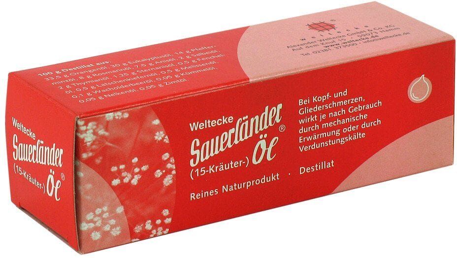 Alexander Weltecke Sauerländer 15 Kräuter öl 75ml