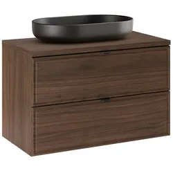 WASCHTISCH 80cm Elias Dunkles Holz
