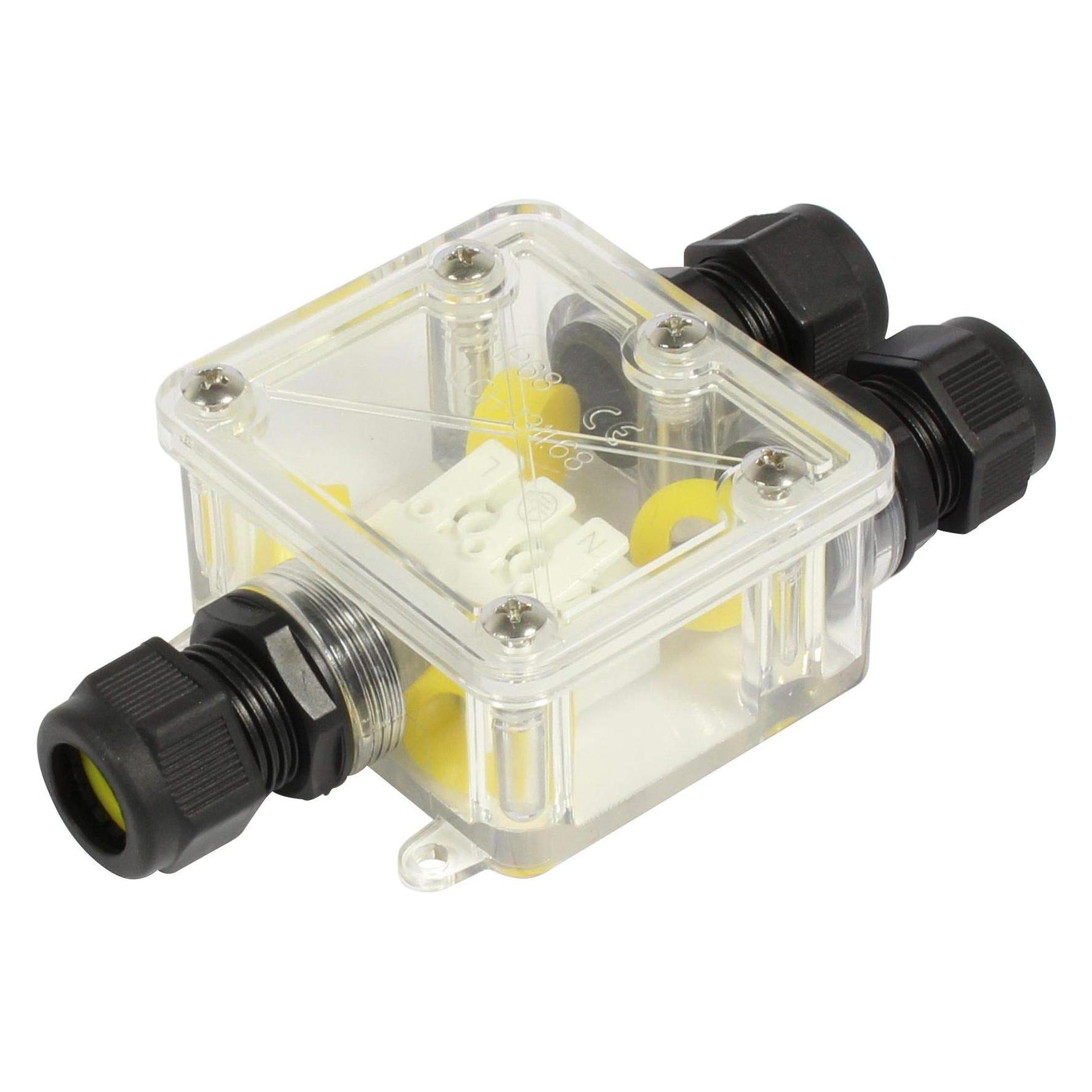 Synergy 21 Wasserdichte Verbinder Box 3 Ports transparent (S21-COMP-00754)
