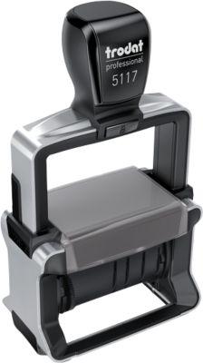 trodat Bürostempel 5117, Datumsstempel mit 12 Bürotexten, Schrifthöhe 4 mm