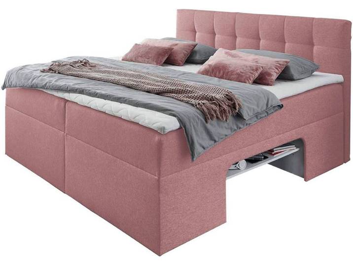 Home affaire Boxbett, Nische im Bettkasten für zusätzlichen Stauraum