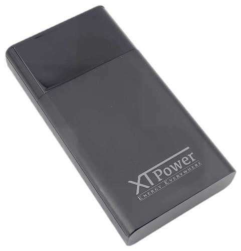 Jauch Quartz XT-24000 DC AO 120 Powerbank 24000 mAh Quick Charge 3.0, USB PD Li-Ion Schwarz gleichzeitiges Laden und Entladen