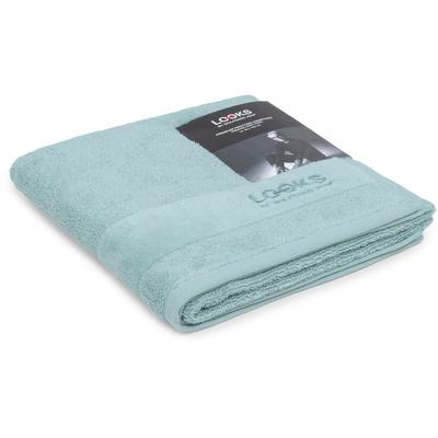 Handtuch "LOOKS", aqua, B:50cm L:100cm, Frottier, Obermaterial: 100% Baumwolle, LOOKS BY WOLFGANG JOOP, Handtücher, mit Logobestickung