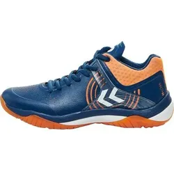 HUMMEL Herren Handballschuhe DUAL PLATE IMPACT, Größe 8 1⁄2 in Blau Blau