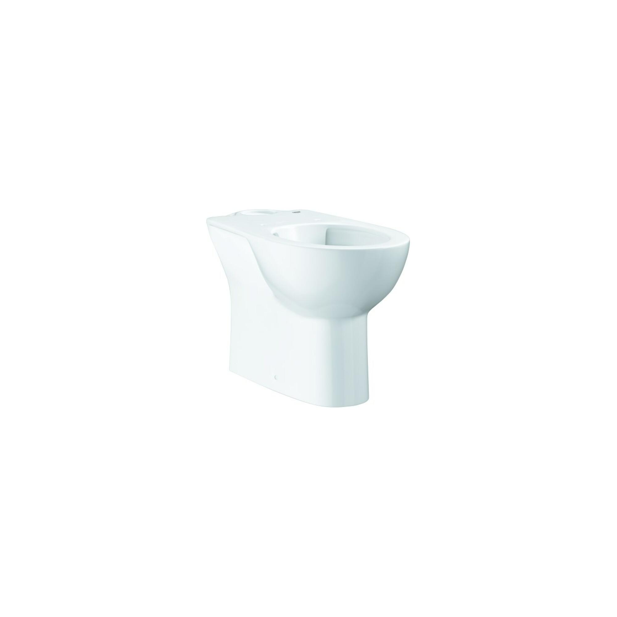 Grohe Stand-WC-Kombination Bau Keramik spülrandlos, Abgang senkrecht, alpinweiß (39429000)
