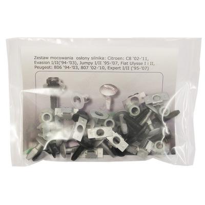 ROMIX Befestigungselement, Motorabdeckung FIAT,PEUGEOT,CITROËN 90214