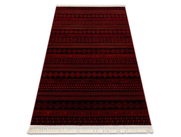 Tapis ORIENT 5132 bordeaux / noir Oriental à franges - 250x350 cm