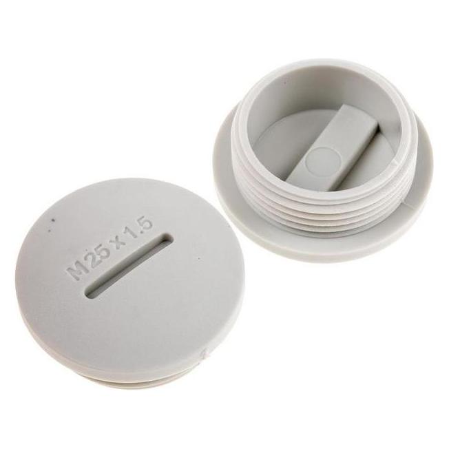 RS PRO Blindverschraubung M25 x 1.5 Ø 24.7mm, Nylo (8659770)
