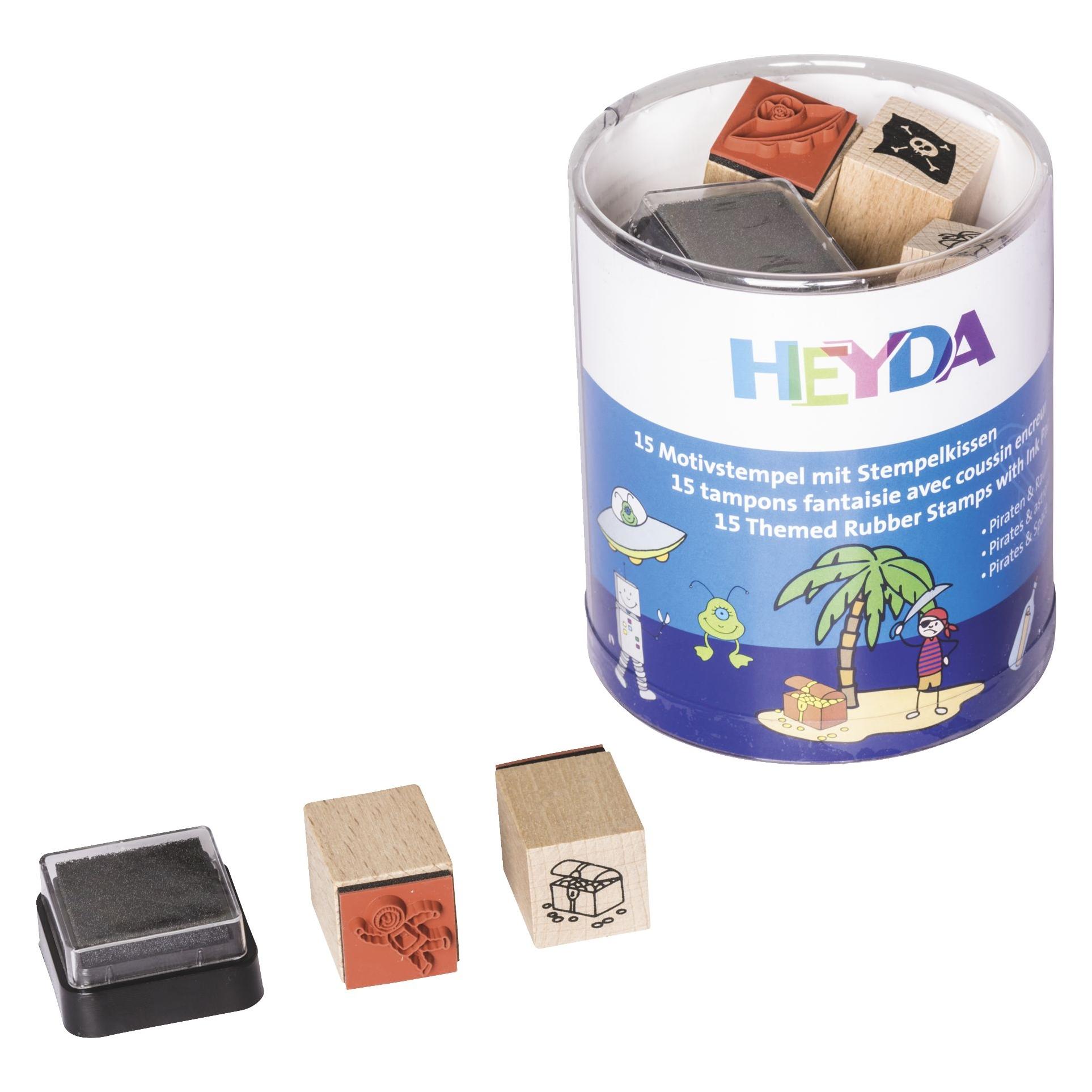 Heyda Stempeldose Piraten u. Raumfahrt (204888486)
