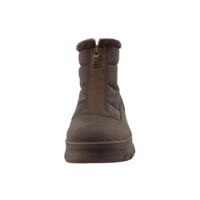 Stiefel ROMIKA "Romika Short Boots", Damen, Gr. 38, braun (mud), Polyurethan, unifarben, Schuhe Stiefel