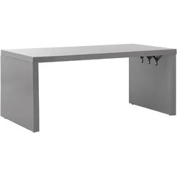 GARTENTISCH Beton grau U-Form 180/90 cm Taranto