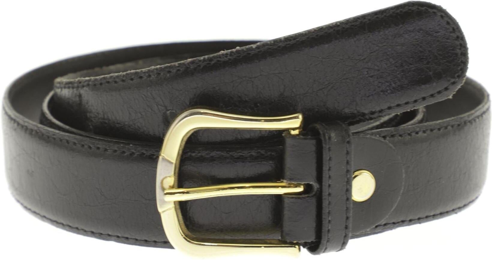 Vera Pelle Herren Gürtel, Schwarz, Gr. 115, Leder - Second Hand