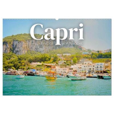 Capri - Im Golf von Neapel. (Wandkalender 2027 DIN A2 quer), CALVENDO Monatskalender