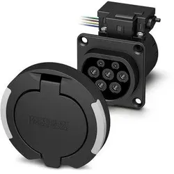 Phoenix Contact 1532128 Infrastruktur-Ladedose EV-T2M3SO12-4P-R-BL-SET EVT2M3SO124PRBLSET  - 10 Stück
