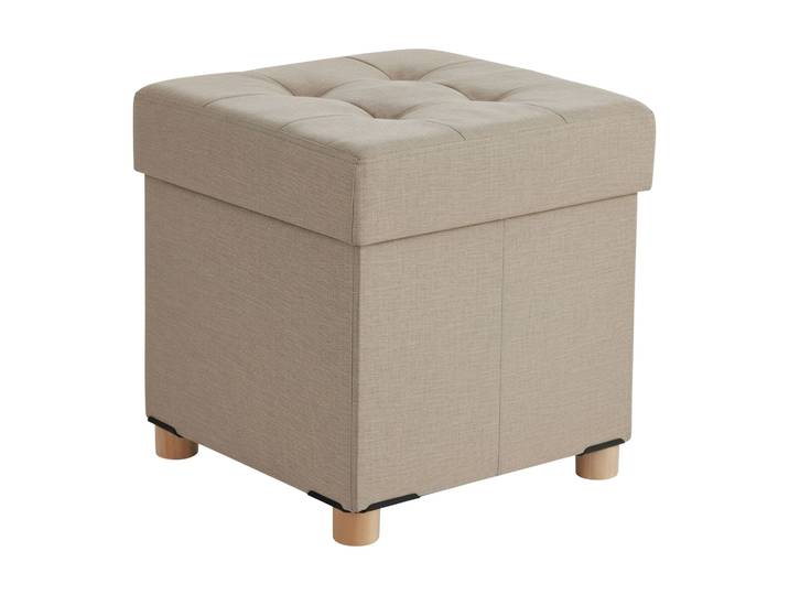 Hocker mit Stauraum Beige