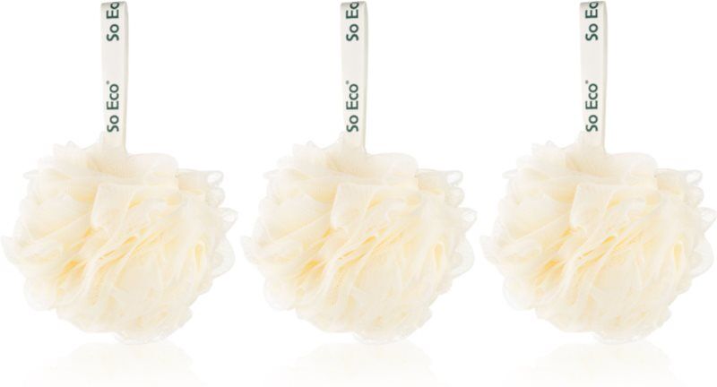 So Eco Bath & Shower Pouf washing sponge 3 pc