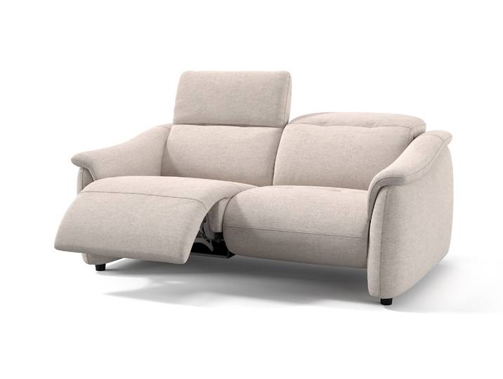 Stoffsofa ORENO 2-Sitzer Relaxsofa Funktionssofa 2er Couch elektrisch mit Sitztiefenverstellung 2-Sitzer