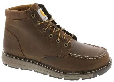 "Carhartt Millbrook 5"" Moc Soft Toe Wedge Boot (Men's) Work in Brown, Size 8 M, Leather"