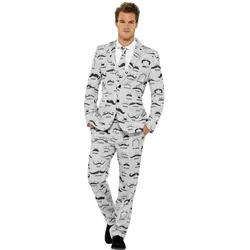 Metamorph Moustache Suit Partyanzug (XL)