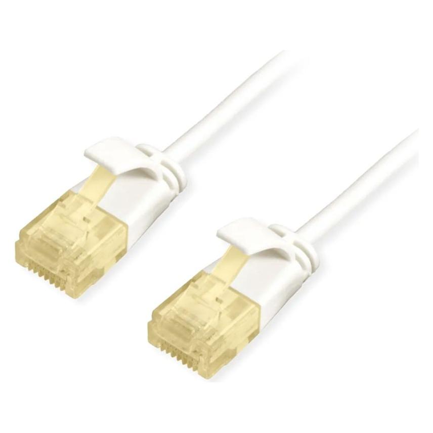 equip Patchkabel Cat6A U/UTP Slim 0.15m weiss LSZH Polybeutel (CAT6a, 0.15 m) (626000)