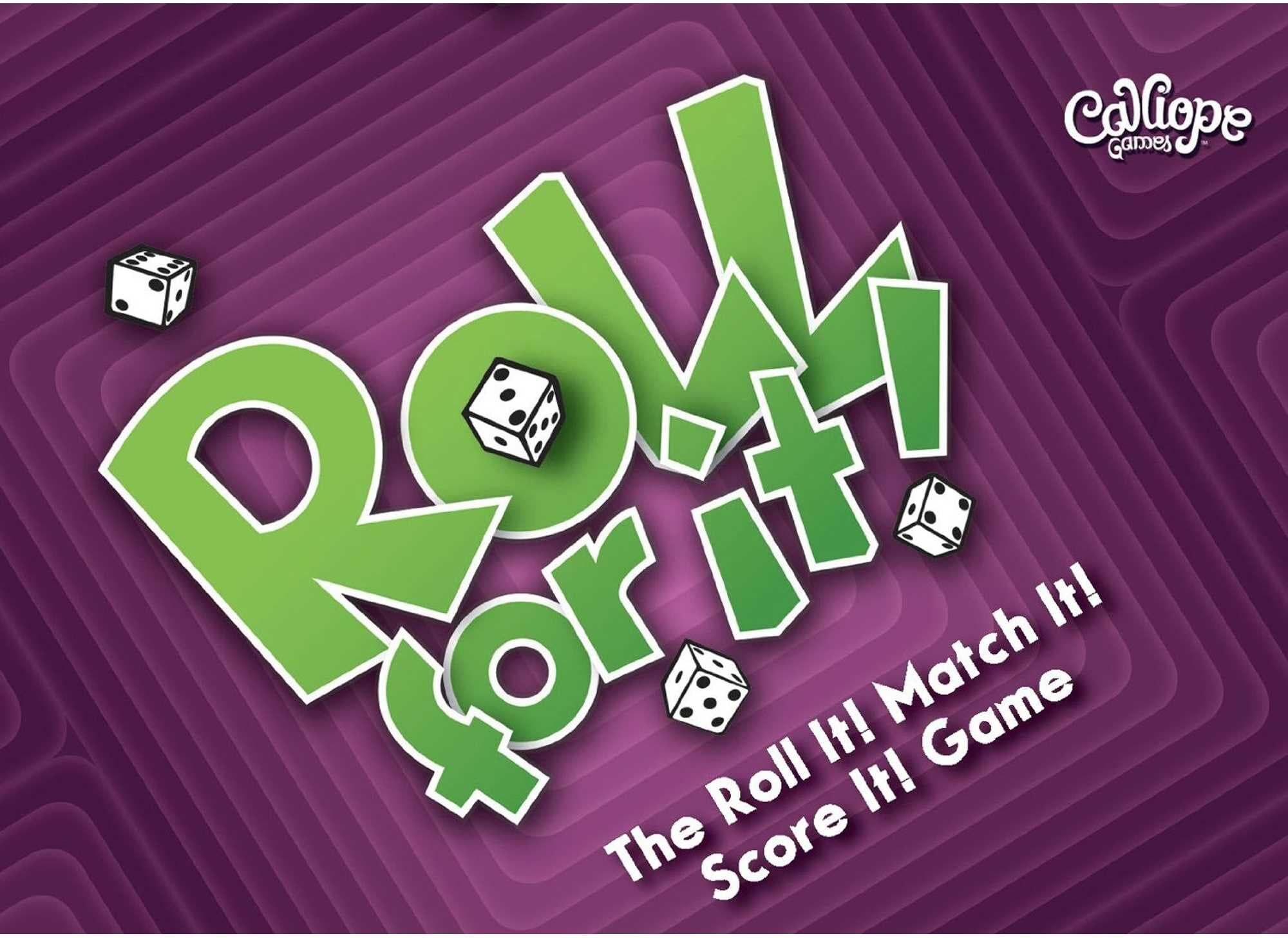 Roll for It!: Express - Family-Friendly Dice-and-Card Game for 1-4 Players by Calliope Games