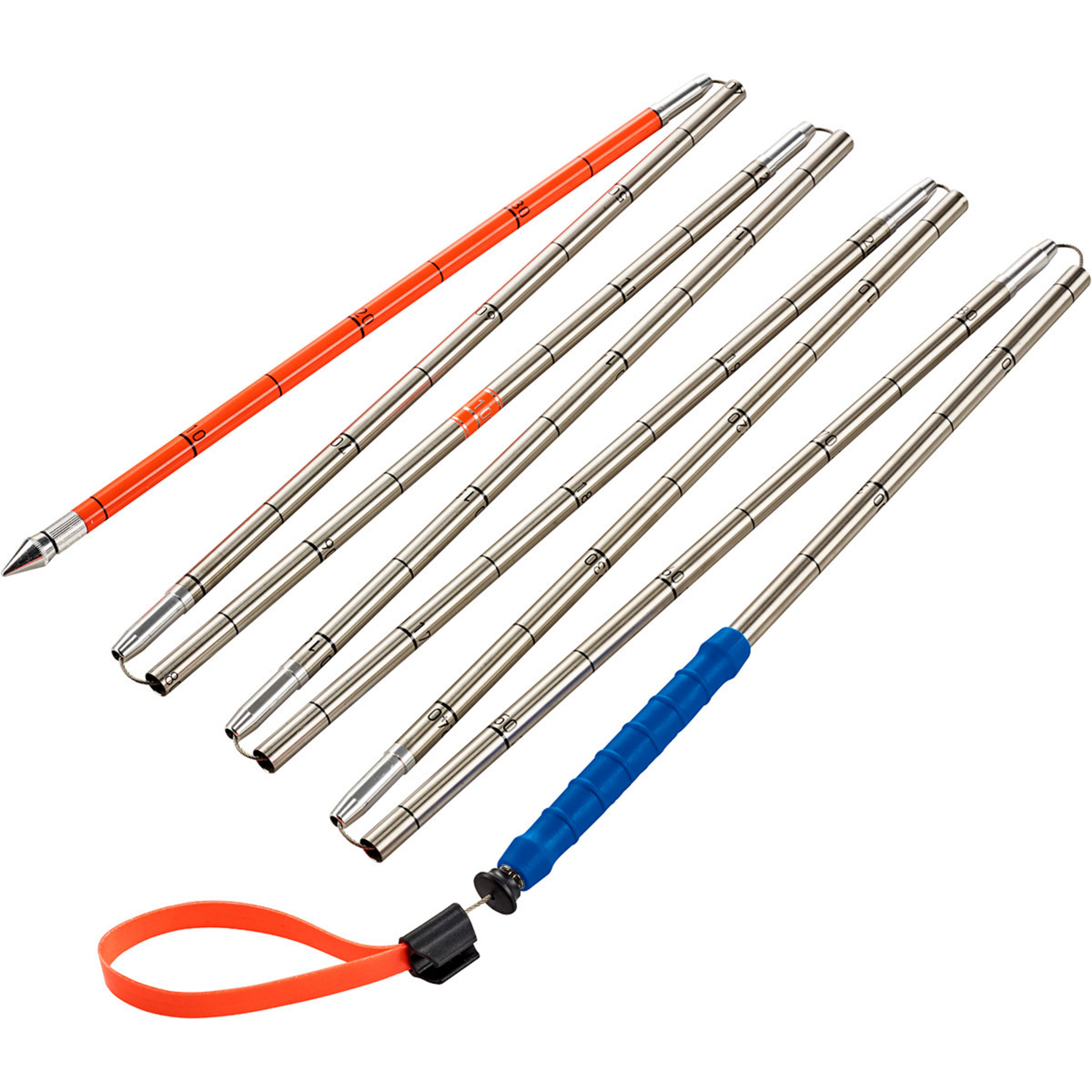 Ortovox Steel 320+ PFA Lawinensonde Sonde silber Größe 320cm Trekking