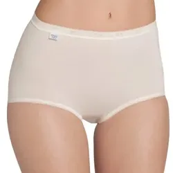 Sloggi Damen Basic Maxi Vanille Baumwolle 40 Damen