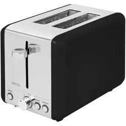 ECG ST 2708 Tradizione Nero, Toaster, Schwarz