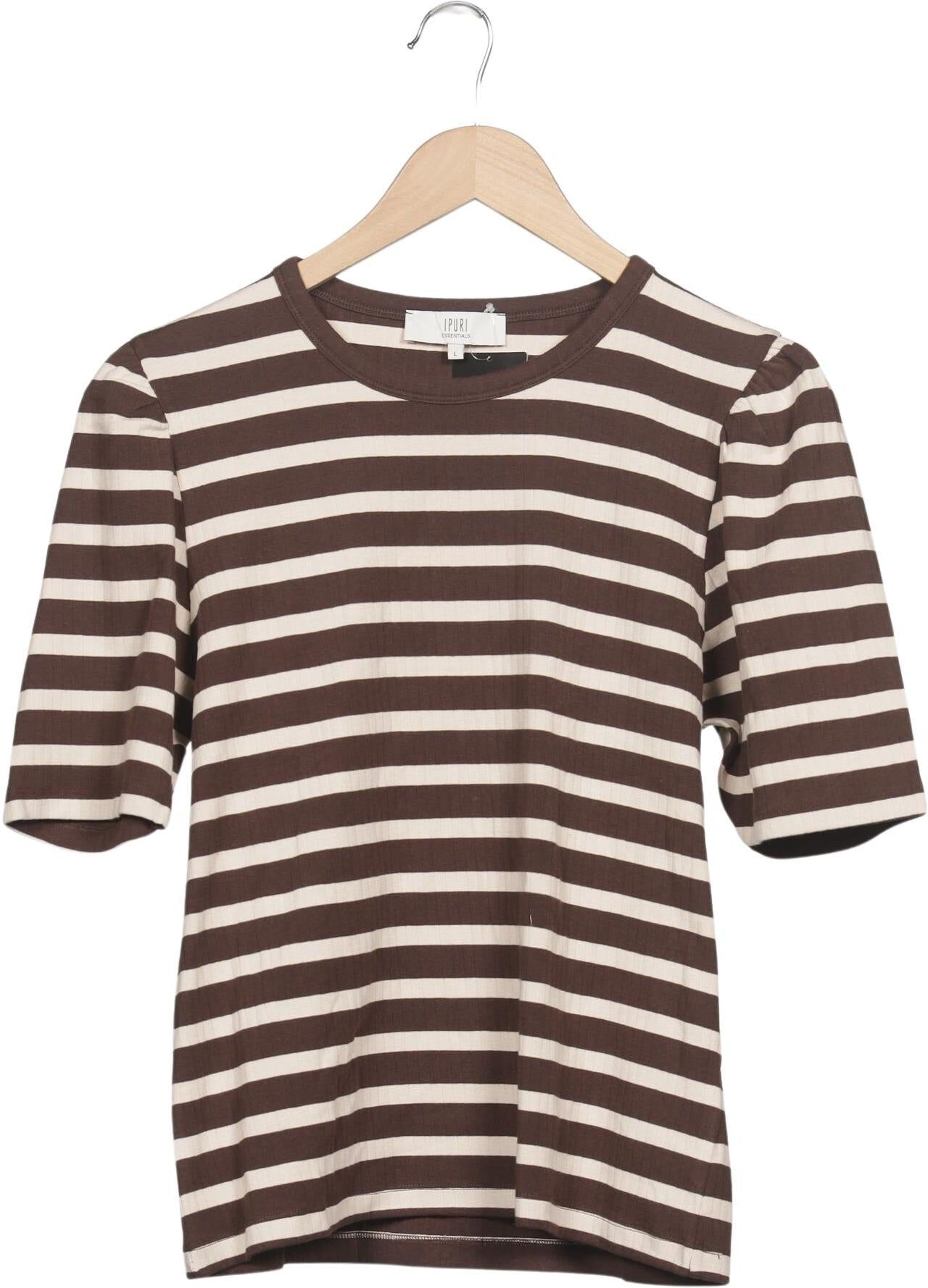 Ipuri Damen T-Shirt, Mehrfarbig, Gr. L, Elasthan / Baumwolle - Second Hand