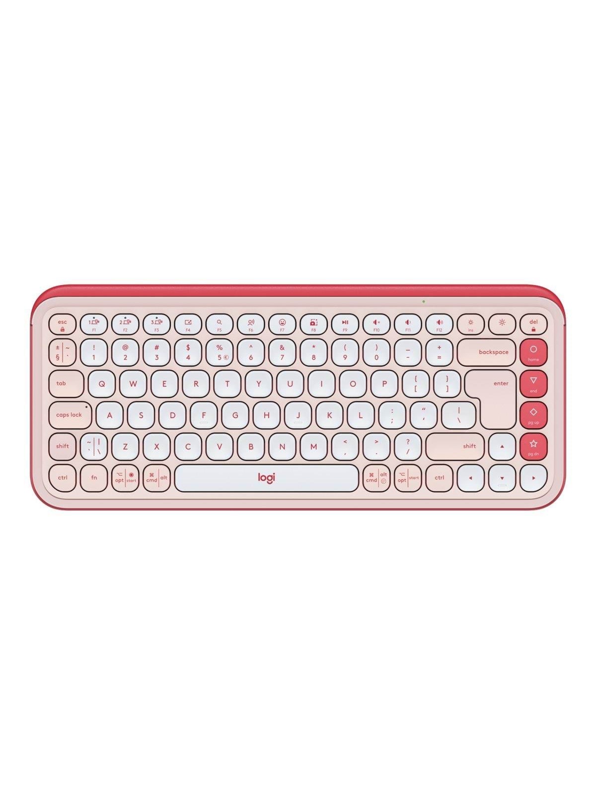 Logitech POP Icon Keys - Tastatur - Englisch (US) - Weiss