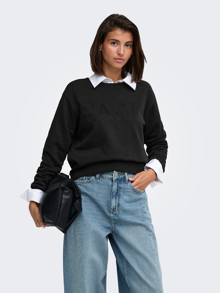 JDY Sweatshirt in Schwarz - XXL