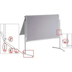 Montagebeutel für Moderationstafeln MAULpro, klappbar