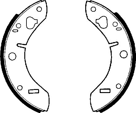 Triscan Bremsbackensatz 8100 65011 Für Saab