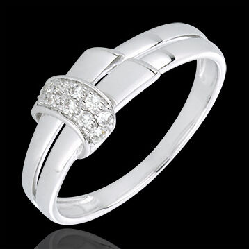 Edenly Diamantring Desira in WeiÃŸgold